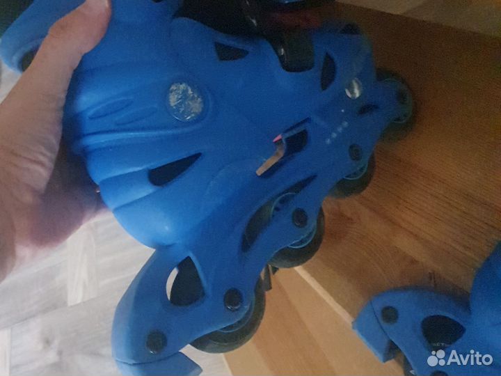 Набор ролики 32-35, шлем и защита