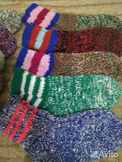 Вязаные носки