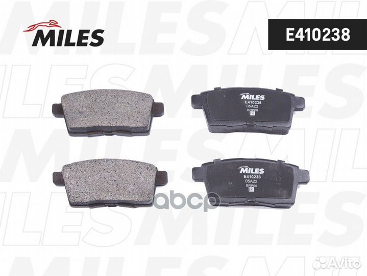 Колодки тормозные задние (без датчика) (Смесь L