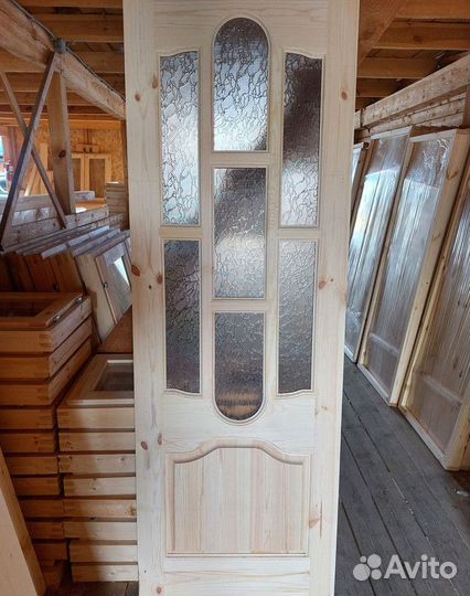 Дверь межкомнатная из сосны