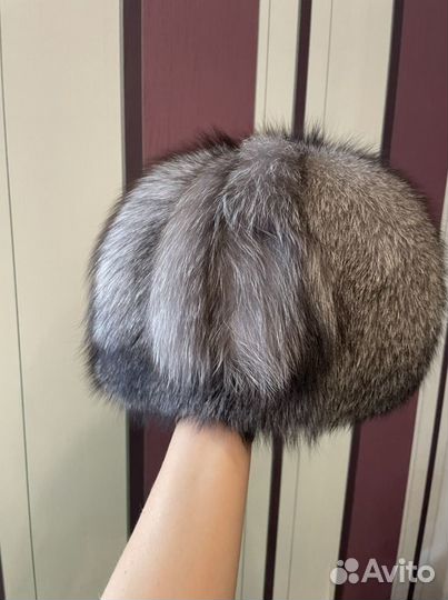 Шапка из чернобурки