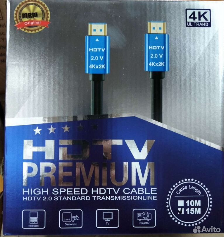 Кабель hdmi premium 20 метров v2.0