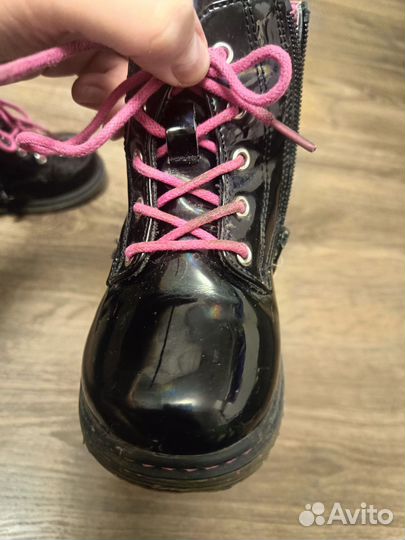 Ботинки демисезонные для девочки 25 размер