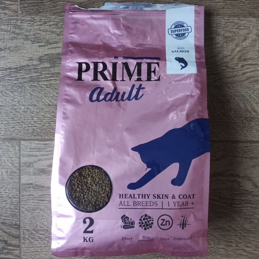 Корм для кошек prime adult