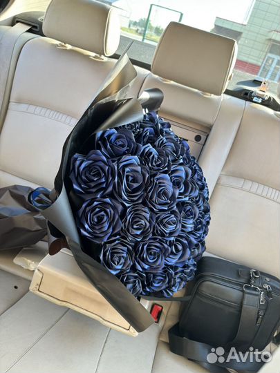 Букет из атласных лент