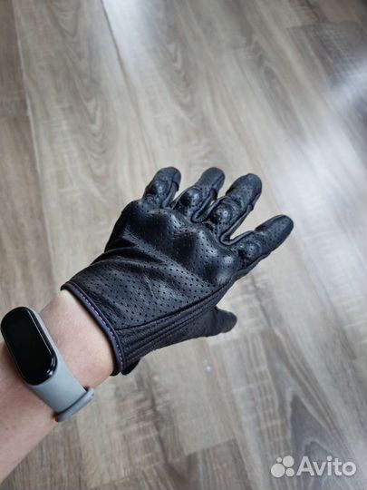 Мотоперчатки женские кожаные XS-M