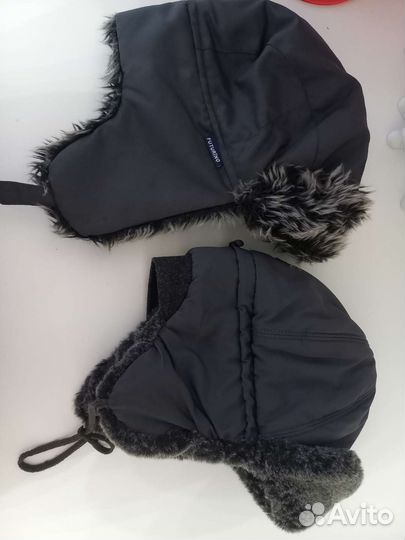 Шапка ушанка шлем для мальчика