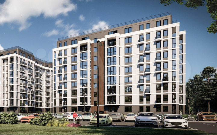 3-к. квартира, 96,4 м², 8/9 эт.