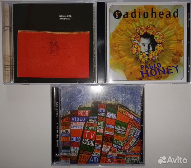 Группы Radiohead, Pearl Jam, CD, Сд диски