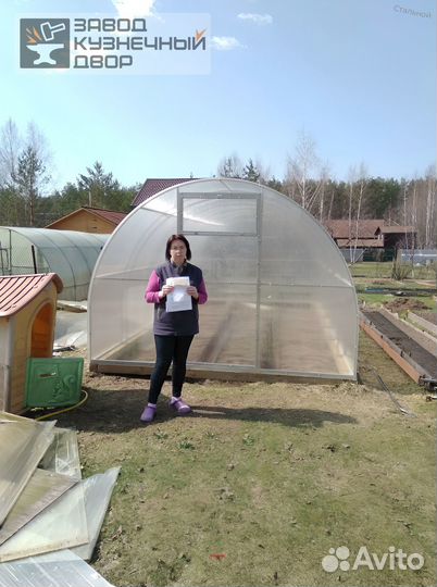 Теплица с поликарбонатомТеплица усиленная с полика