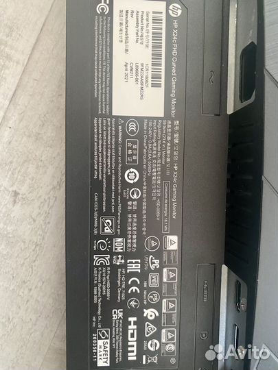 Майнд для монитора HP X24c