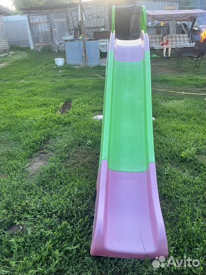 Детская горка пластиковая уличная бу