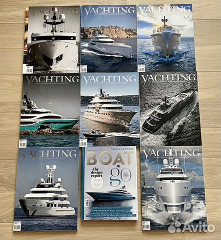 Журналы Yachting разные и Porsche см фото