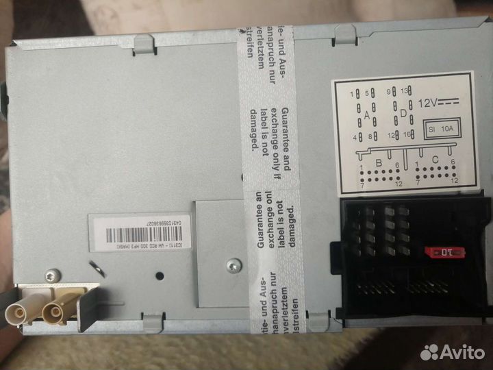 Штатная магнитола на volkswagen