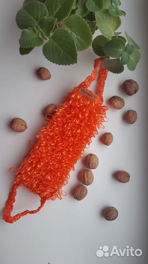 Мочалки ручной вязки