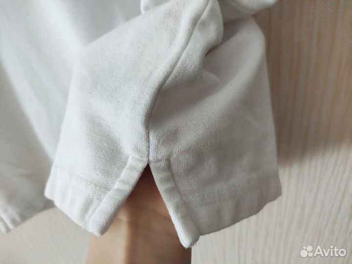 Футболка поло белая мужская 52 размер