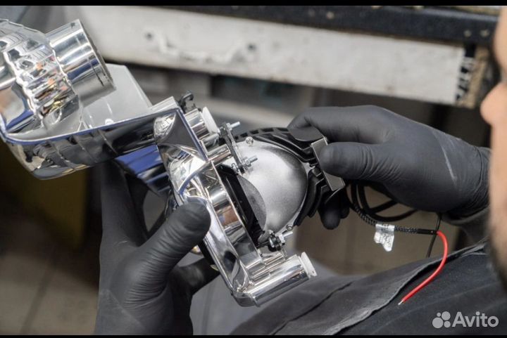 Ремонт фар.Тюннинг оптики. Замена линз/BiLed