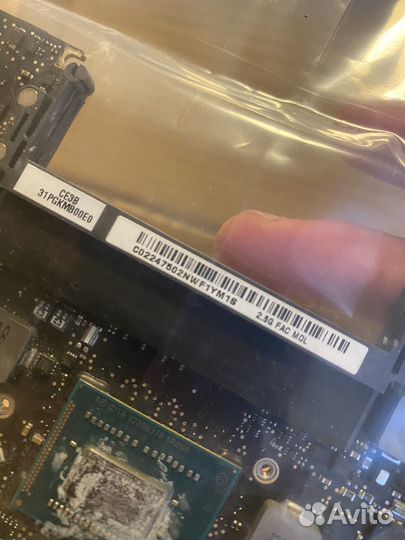 Запчасти на macbook A1278