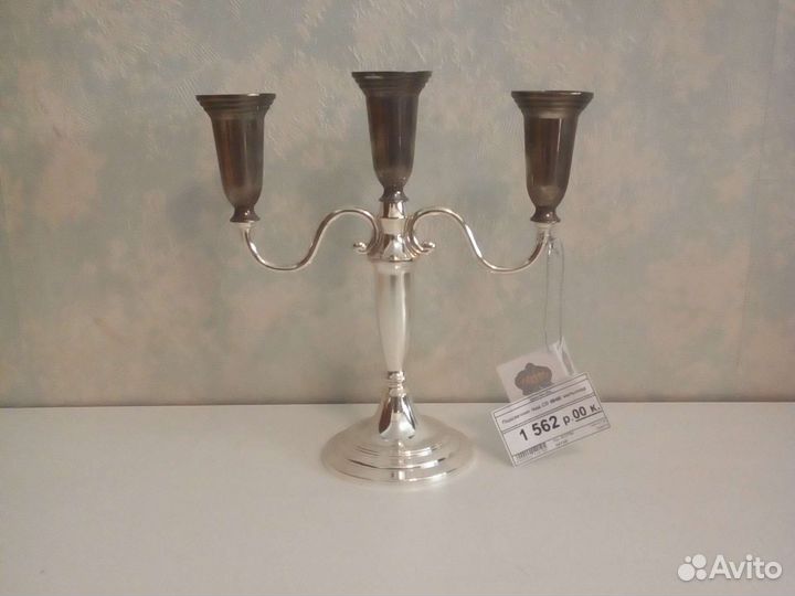 Подсвечник мельхиор