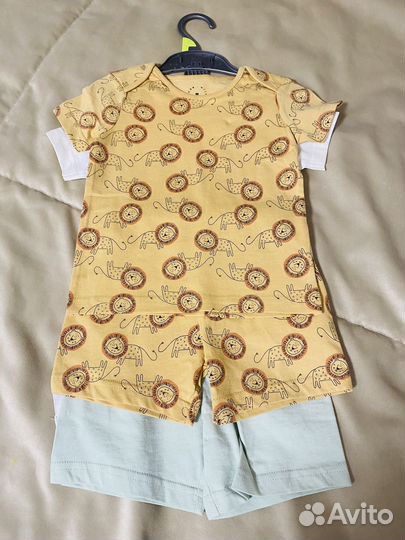 Новые пижамы комплект 86,92 Mothercare