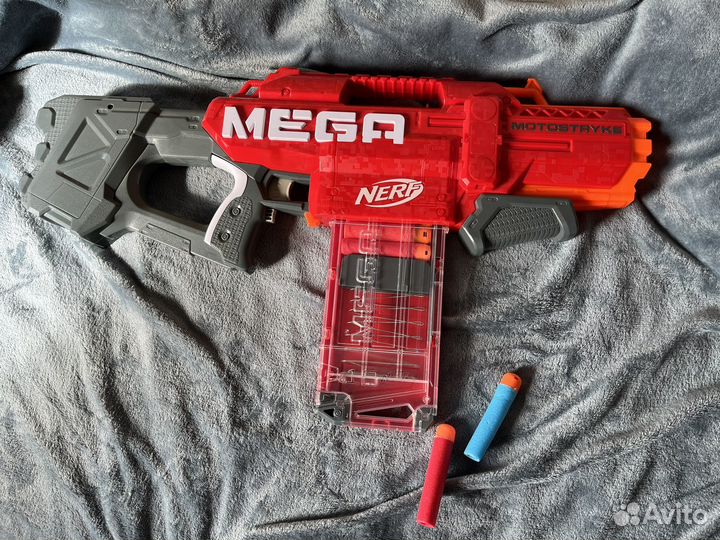 Nerf бластер Мега Мотострайк