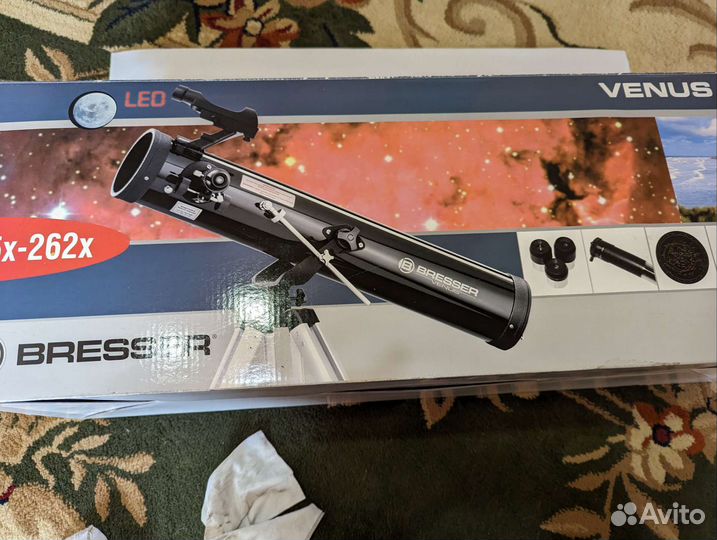 Телескоп bresser venus 76/700