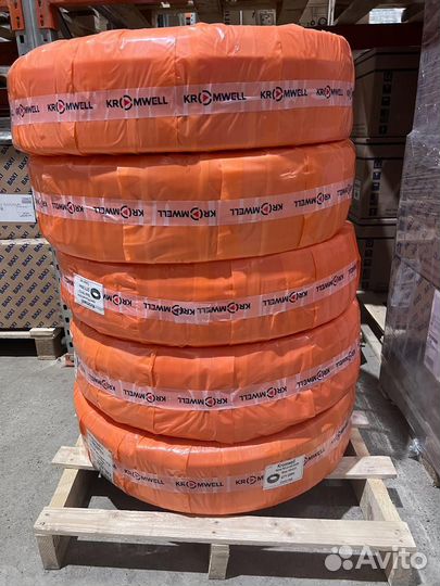 Труба pex-a, красная для теплого пола