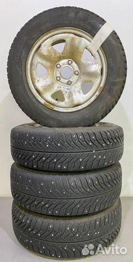 Шины зимние(шип) кама 195/65R15 газ 31105 Волга