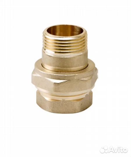 Американка прямая в/н латунная Vieir HJS55