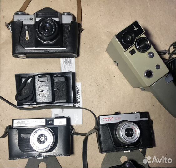 Пленочные фотоаппараты и видеокамера
