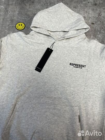 Худи Represent Owners Club grey новая