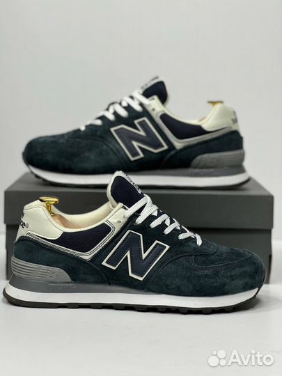 Кроссовки new balance 574 синие