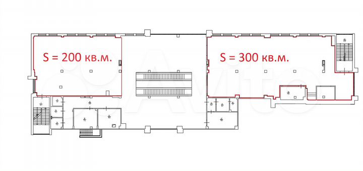 Торговая площадь (офис), 200 м²