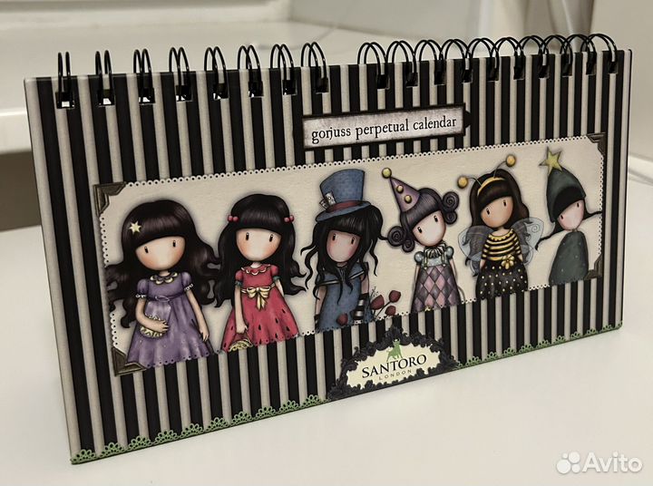 Вечный перекидной календарь Santoro London