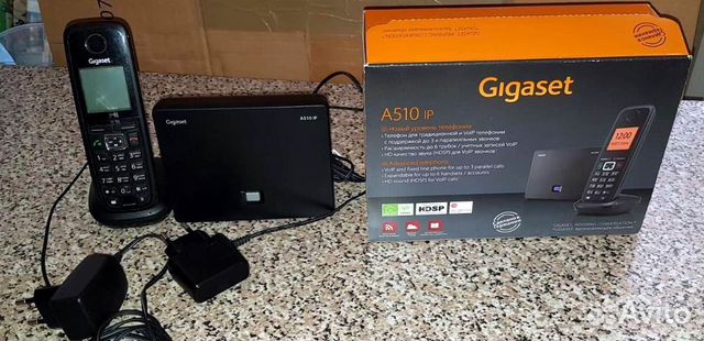 IP телефон - база и трубка Gigaset A510IP купить в Москве | Электроника ...