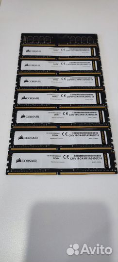 Оперативная память ddr4 16gb 2400 Corsair