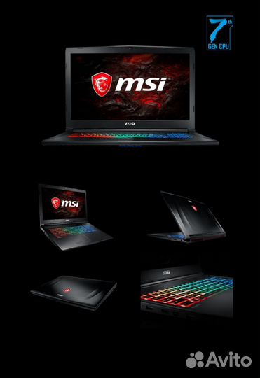 Игровой ноутбук GP72M 7RDX Leopard