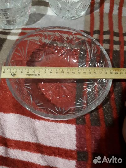 Хрустальная салатница СССР