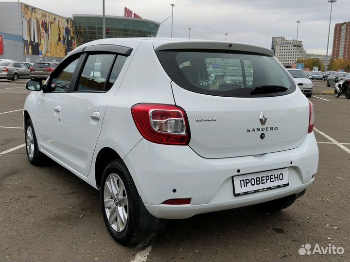 Renault Sandero 1.6 AT, 2018, 63 000 км