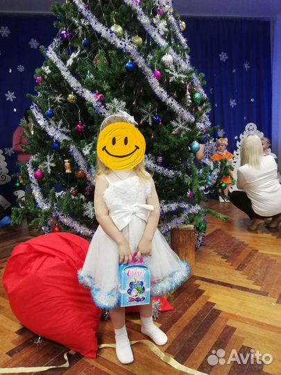 Новогодний костюм для девочки 98 104