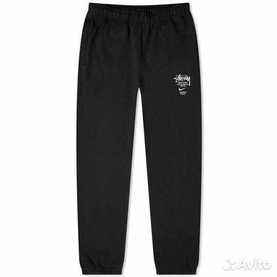 Штаны nike X stussy Fleece Pants Black