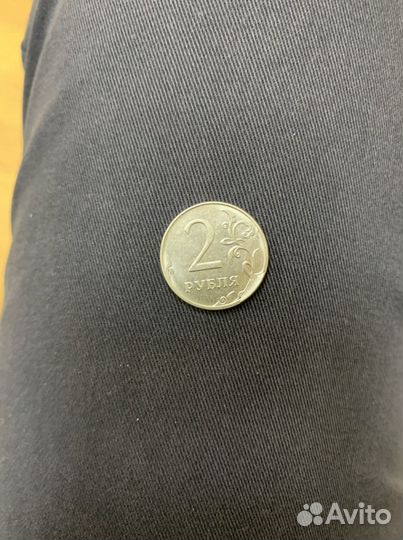 Монета брак 2 рубля