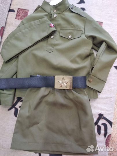 Детский военный костюм девочке