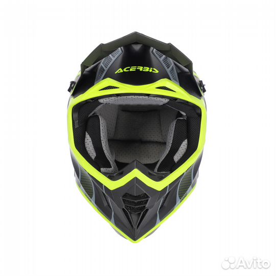 Мото Шлем Acerbis X-track 22-06 Black/Fluo-Yellow