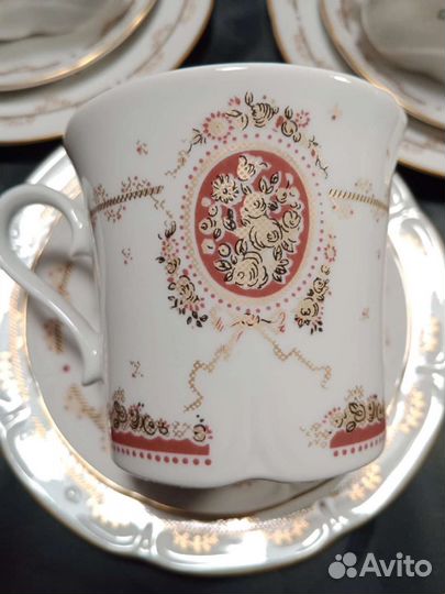 Чайно - кофейный сервиз jlmenau (Ильменау) ГДР