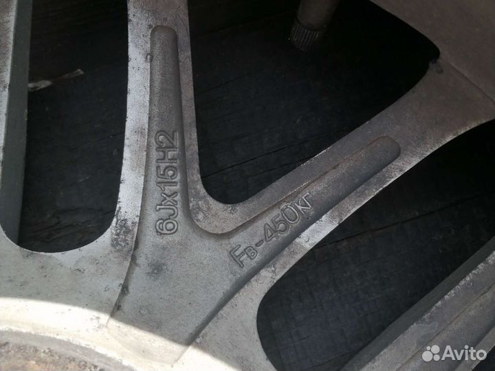 Литье диски r15 5x100 с резиной