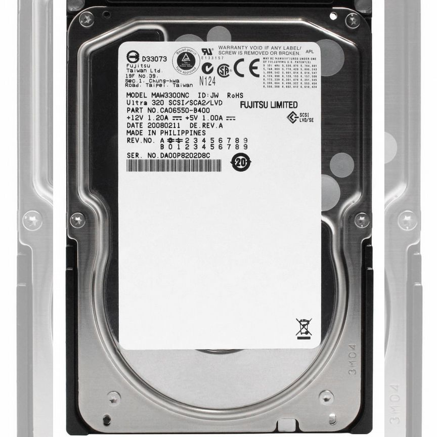 [MAW3300NC] Жесткий Диск Fujitsu 300gb Ca06550-B400 Maw3300nc