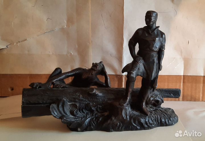 Орехокол Скульптура Черт(Шурале) защемил руку в бр