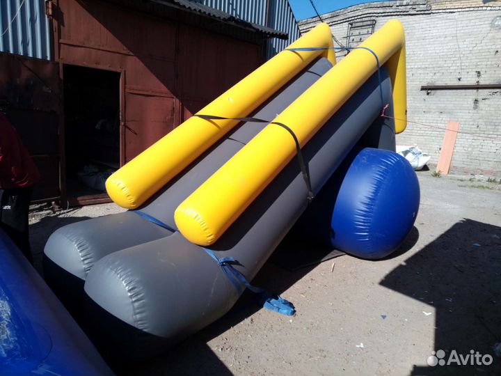 Пвх надувная горка баллон банан водный для проката