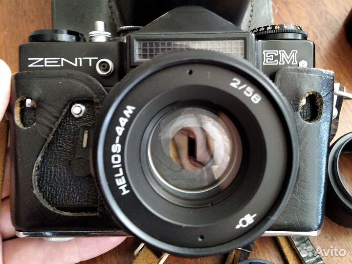 Zenit em + helios 44m